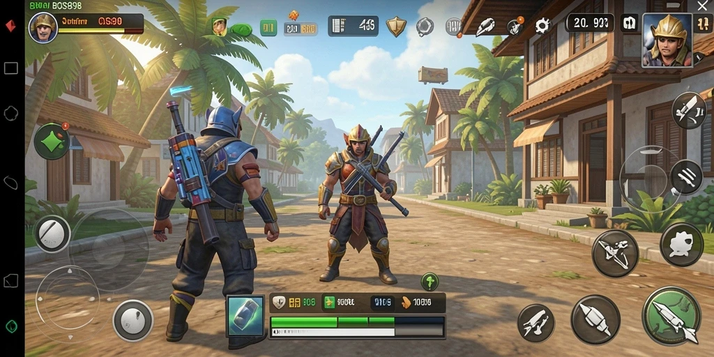 Screenshot utama BOS898 menampilkan gameplay simulation yang mendebarkan.