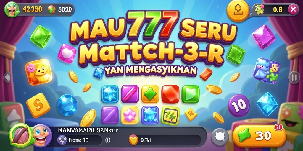 Tampilan gameplay <strong>MAU777</strong> yang seru dalam aksi mencocokkan objek.